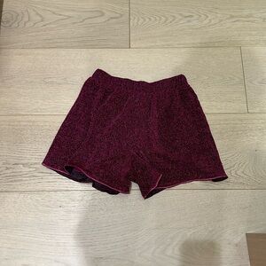 Oseree Sparkly Pink Shorts Swim Coverup